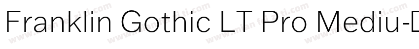 Franklin Gothic LT Pro Mediu字体转换